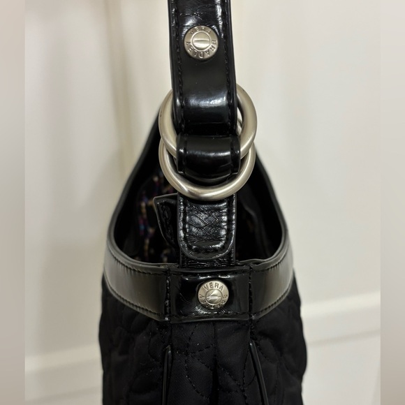 Vera Bradley Black Quilted Shoulder Bag - Picture 5 of 9